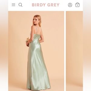 Birdy Grey Lisa Long Dress in Satin Sage